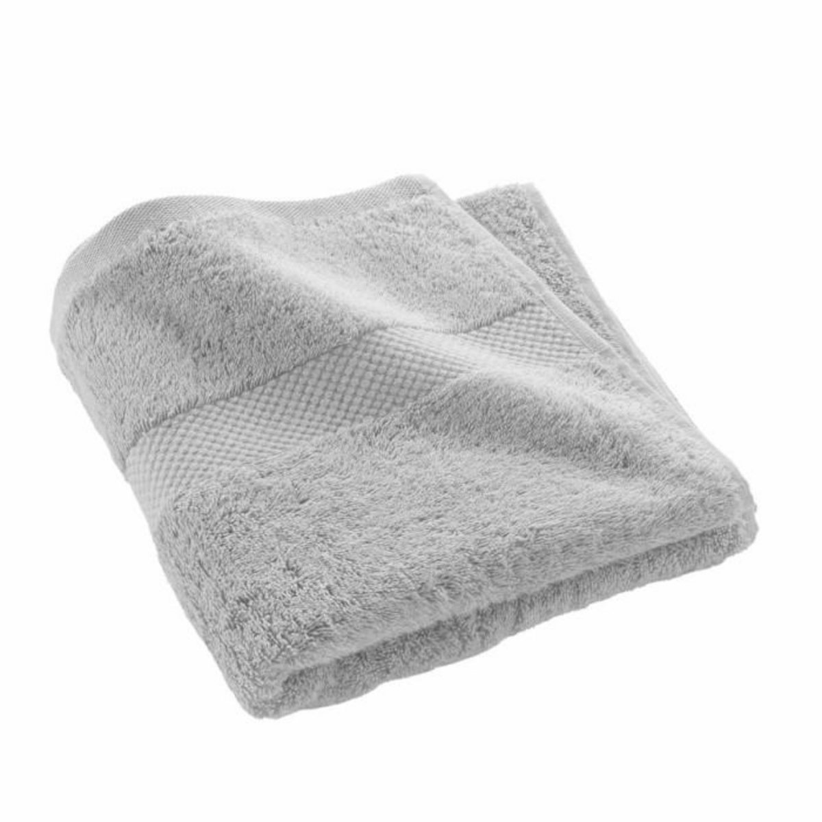 Paris Prix Serviette de Toilette  Elegance  50x90cm Gris Perle