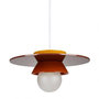 Voir la diapositive 1 : OSTARIA Suspension céramique Kendama orange D26