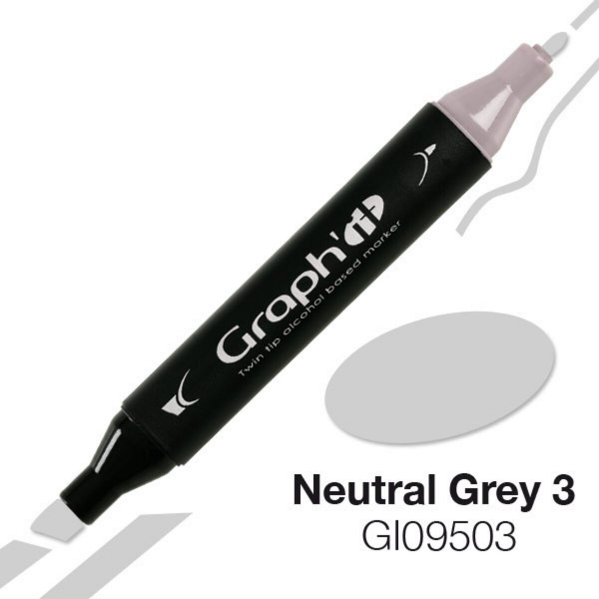 Graph it Marqueur à l'alcool Graph'it 9503 Neutral Grey 3