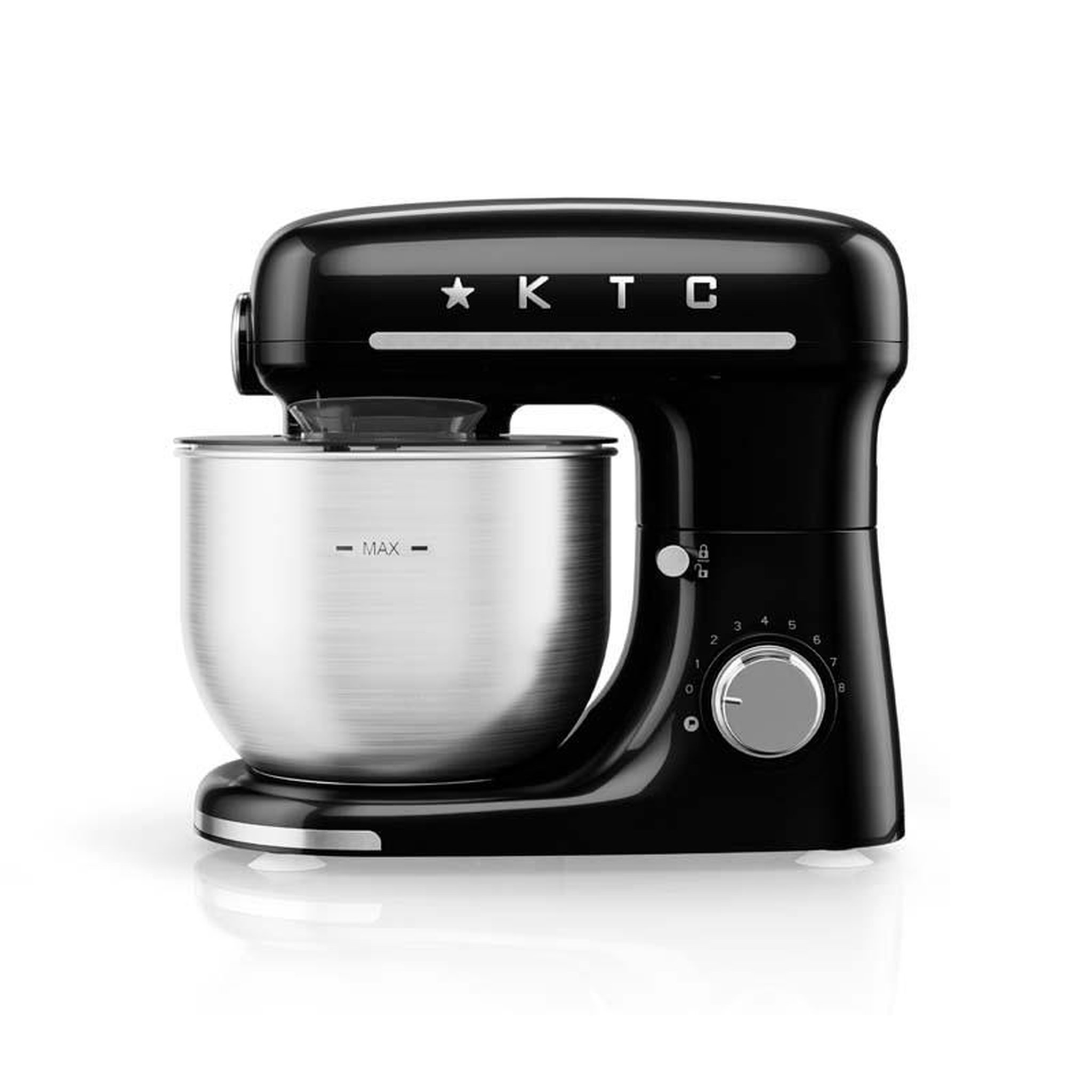 Voir la diapositive 1 : KITCHENCOOK Robot pétrin 5l inspiron black kitchencook