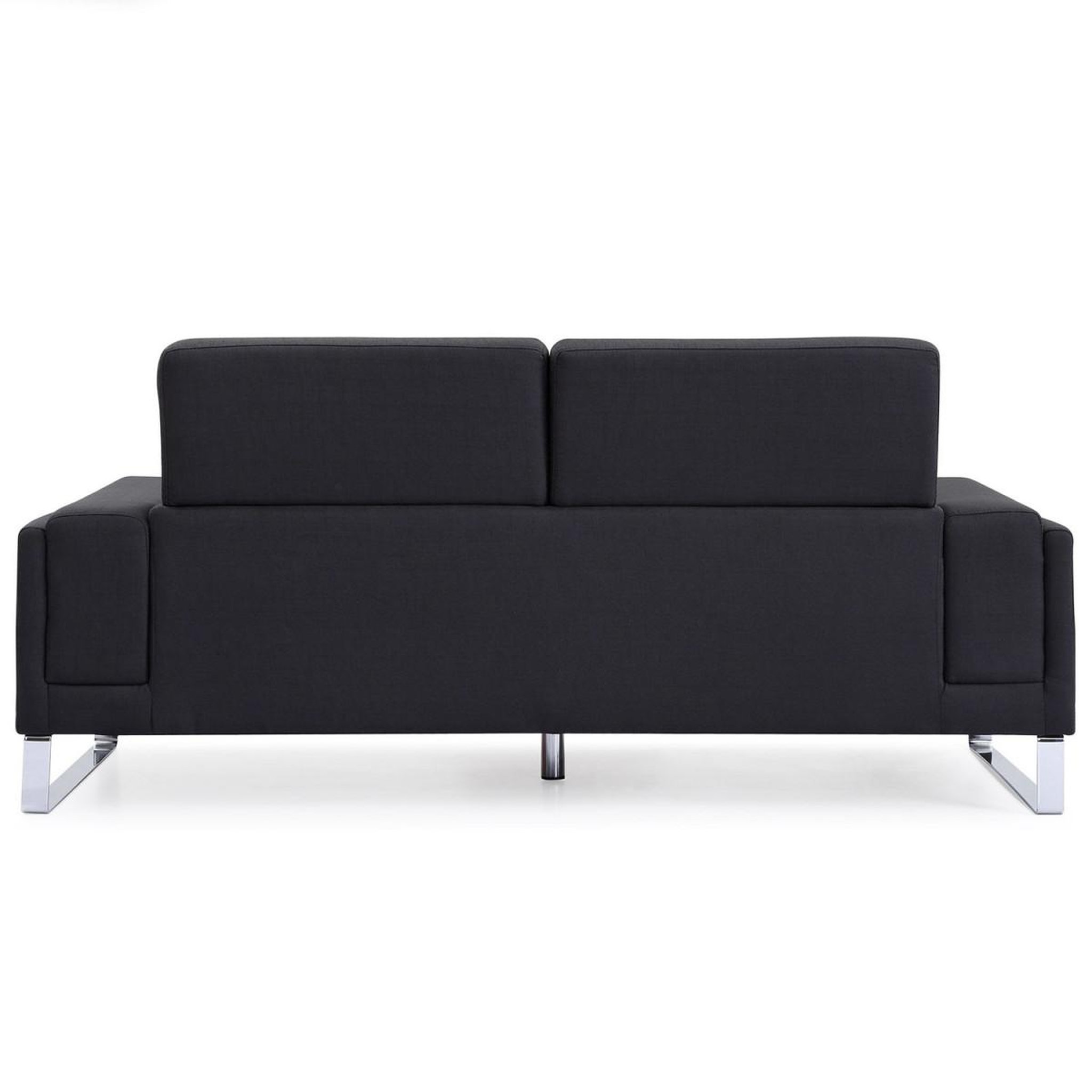 Voir la diapositive 3 : Paris Prix Canapé 3 places tissu  ezekiel  198cm noir