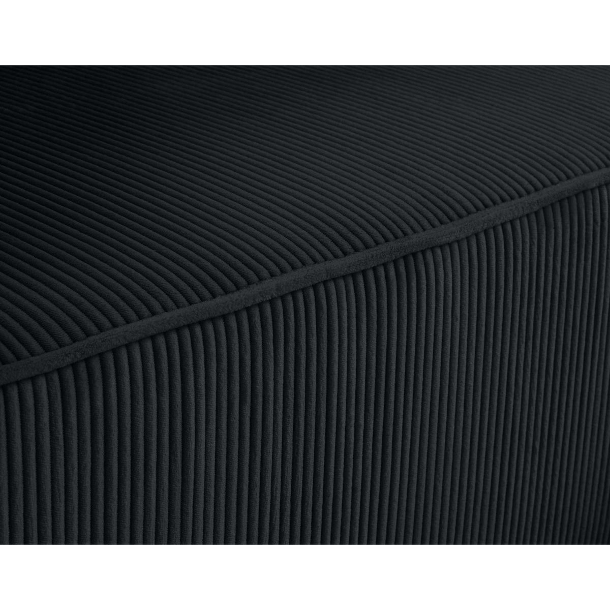 BEST MOBILIER Saphir - canapé d'angle réversible 4 places - convertible avec coffre - en velours côtelé