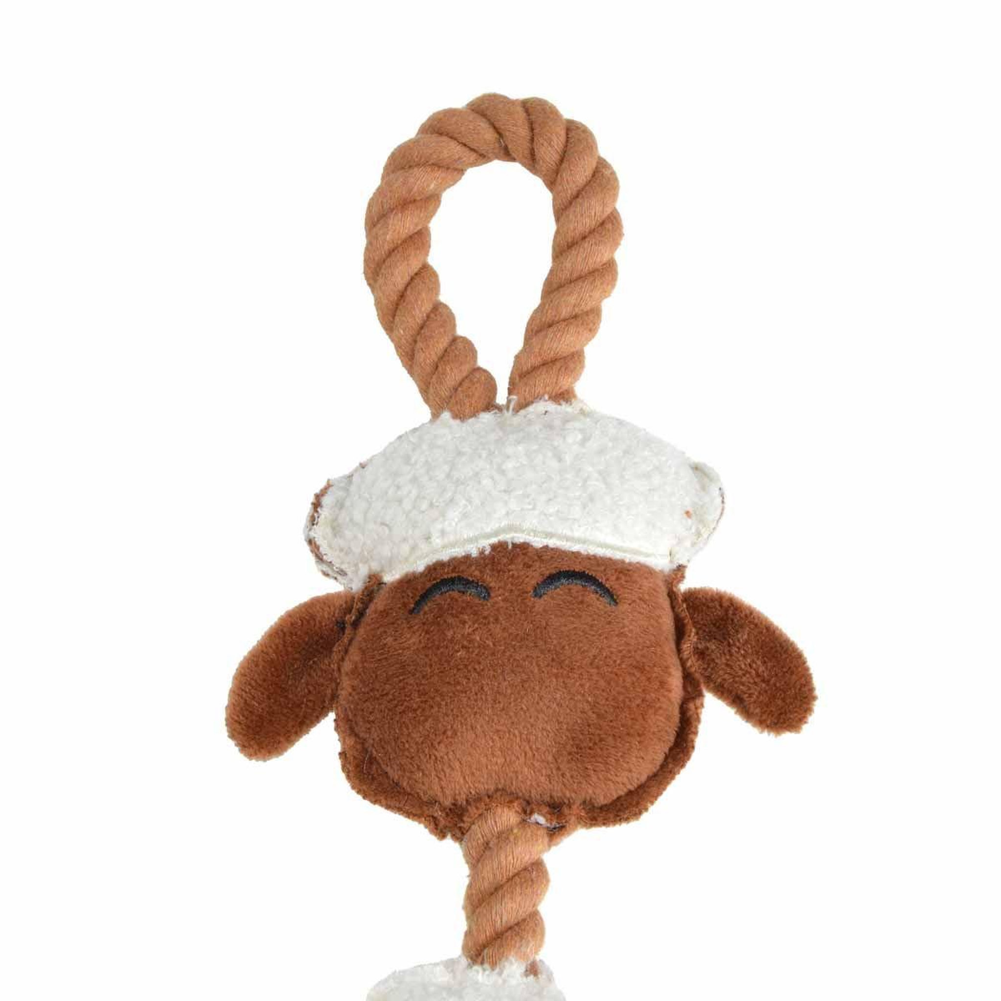 Voir la diapositive 2 : LOVE STORY Jouet peluche mouton pour chien  wooly  40cm écru