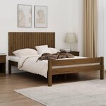 VIDAXL Tete de lit murale Marron miel 140x3x60 cm Bois massif de pin