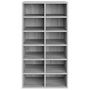 Voir la diapositive 4 : VIDAXL Etagere a chaussures Sonoma gris 54x34x100,5 cm Bois ingenierie