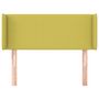 Voir la diapositive 3 : VIDAXL Tete de lit avec oreilles Vert 103x16x78/88 cm Tissu