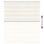 Voir la diapositive 5 : VIDAXL Store zebre beige marbre largeur du tissu 115,9 cm polyester
