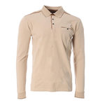 RMS 26 T-shirt Manches Longues Beige/Camel Homme RMS26 91233. Coloris disponibles : Beige
