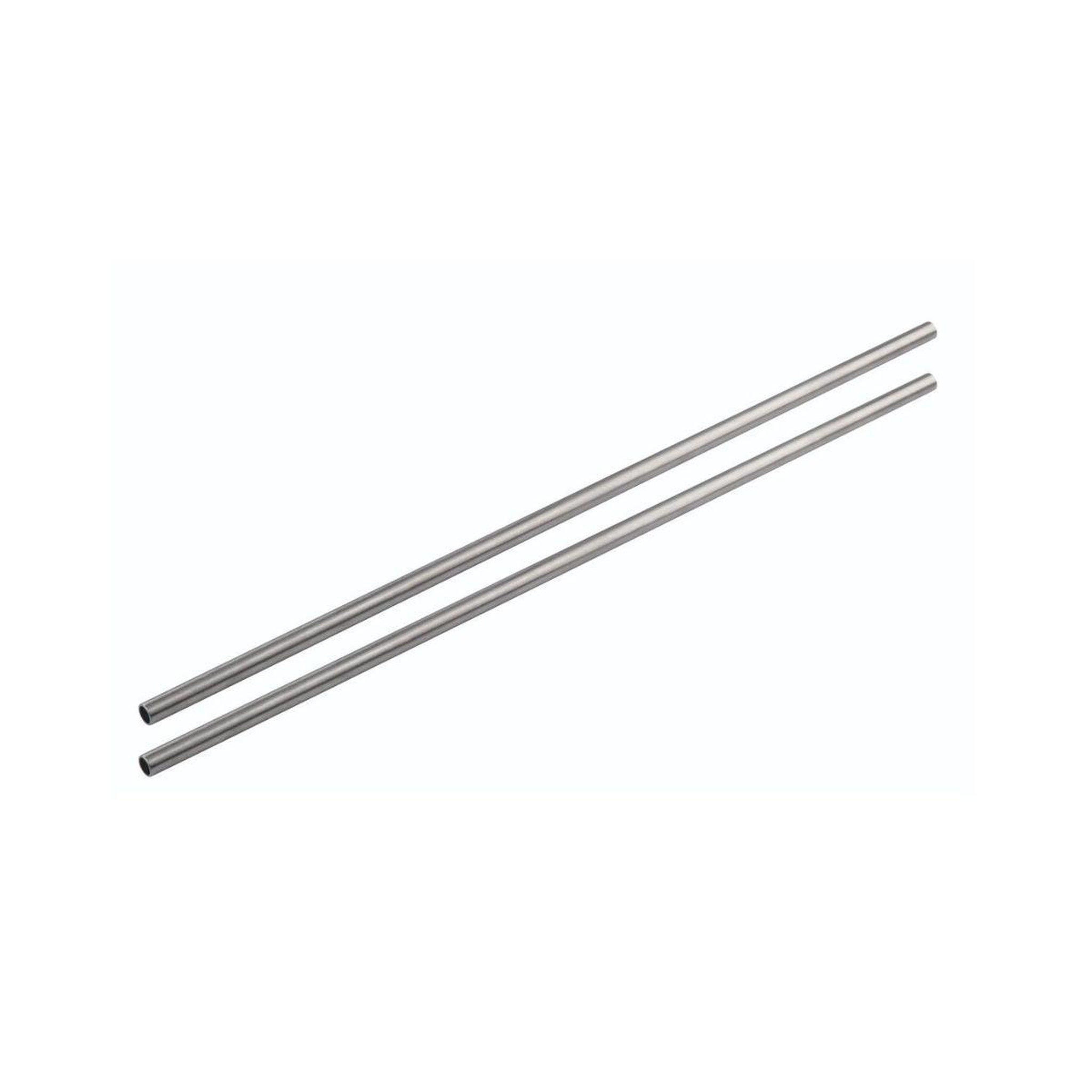 Voir la diapositive 4 : Fackelmann Lot de 8 pailles en inox avec 2 goupillons de nettoyage 24 cm fackelmann bar concept