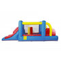Voir la diapositive 3 : AIRMYFUN Château gonflable : aire de jeux gonflable avec obstacles et double toboggan - surface de jeux : 560 x 255 x 190 cm - Wipe out