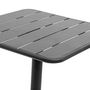 Voir la diapositive 3 : HESPERIDE Table de jardin carré Phuket - 2 Places - Gris graphite