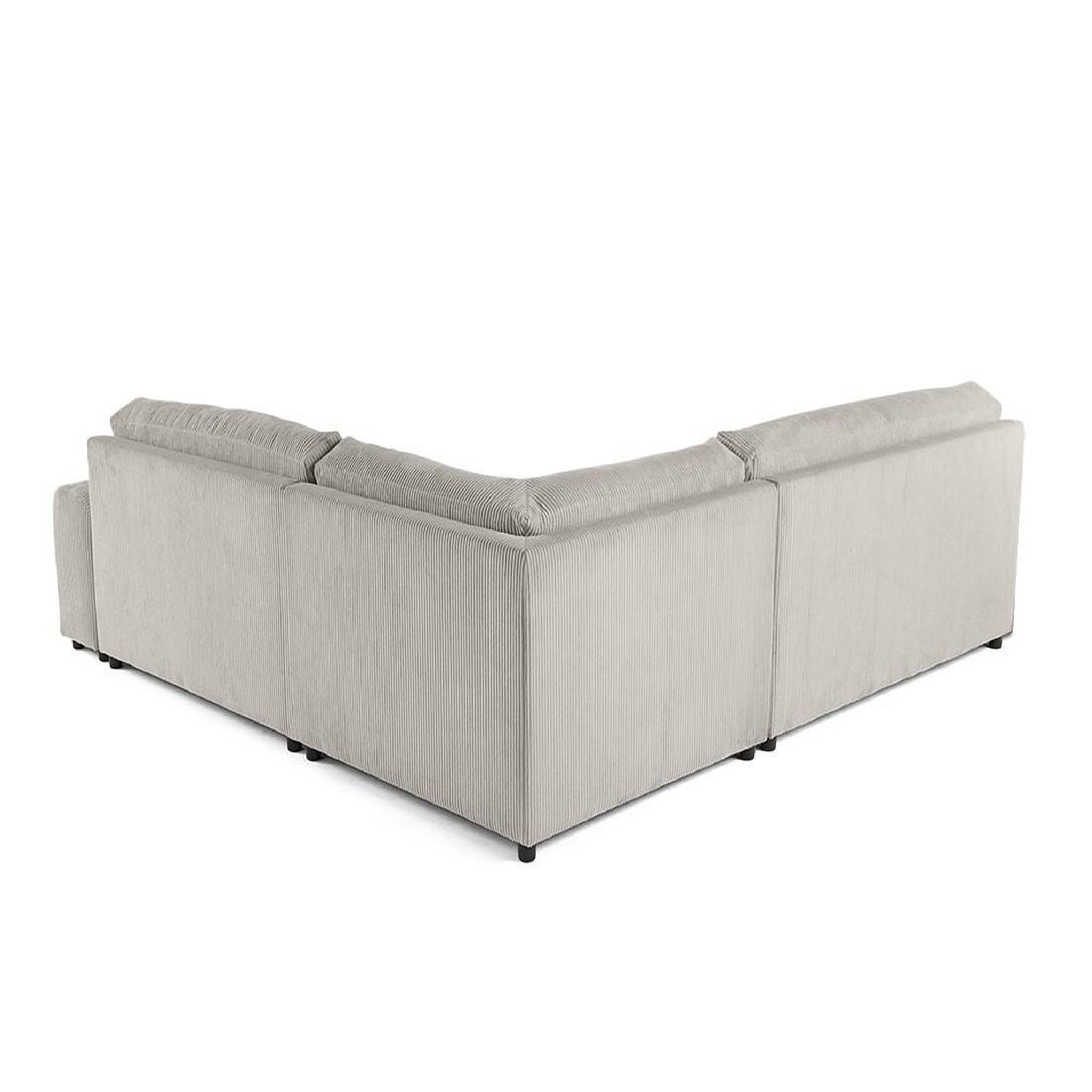 Voir la diapositive 5 : BEST MOBILIER Garance - canapé modulable d'angle gauche - 6 places - en velours côtelé