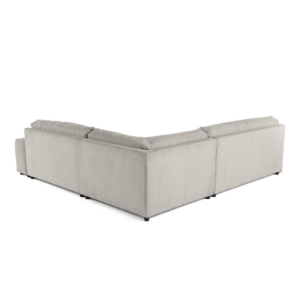 LISA DESIGN Garance - canapé modulable d'angle gauche - 6 places - en velours côtelé