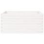 Voir la diapositive 5 : VIDAXL Jardiniere blanc 100x100x46 cm bois de pin massif