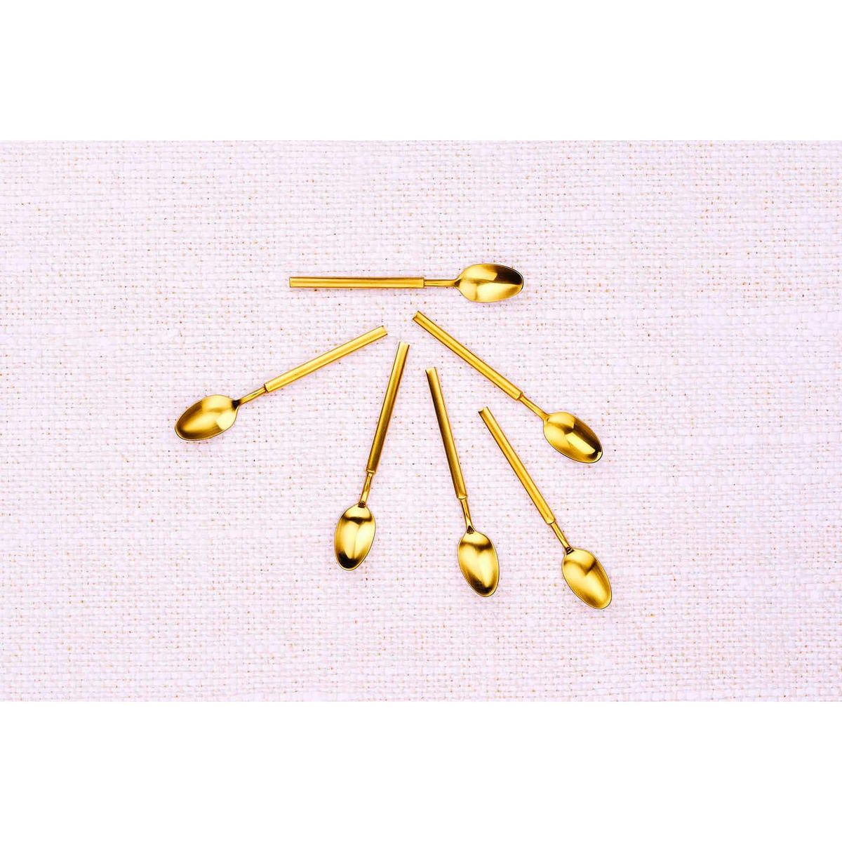 BJORN Coffret 6 petites cuillères VIGGO - Gold