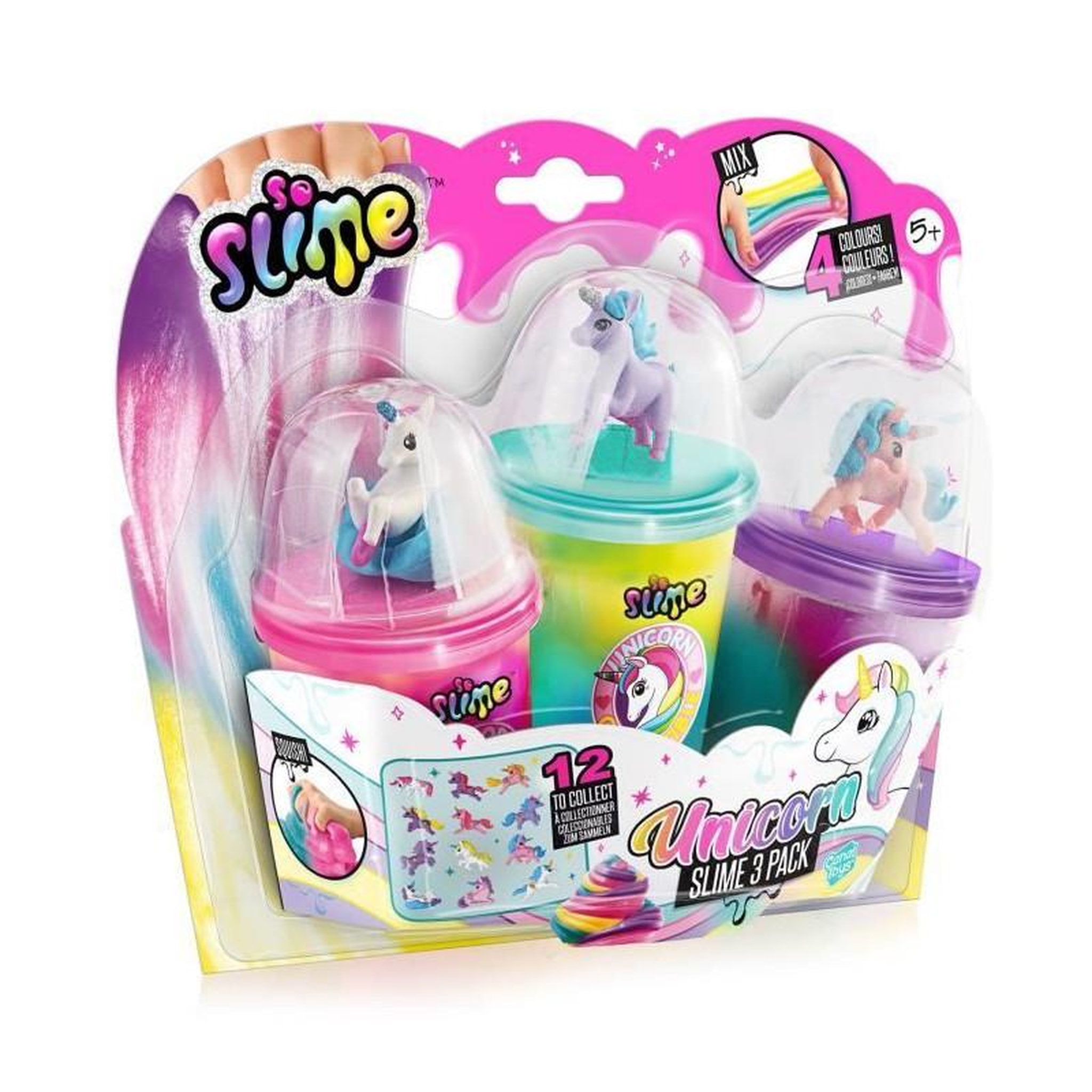 Canal Toys Canal Toys - So Slime - Collectible 3 pack Licorne - SSC 269 - Canal Toys
