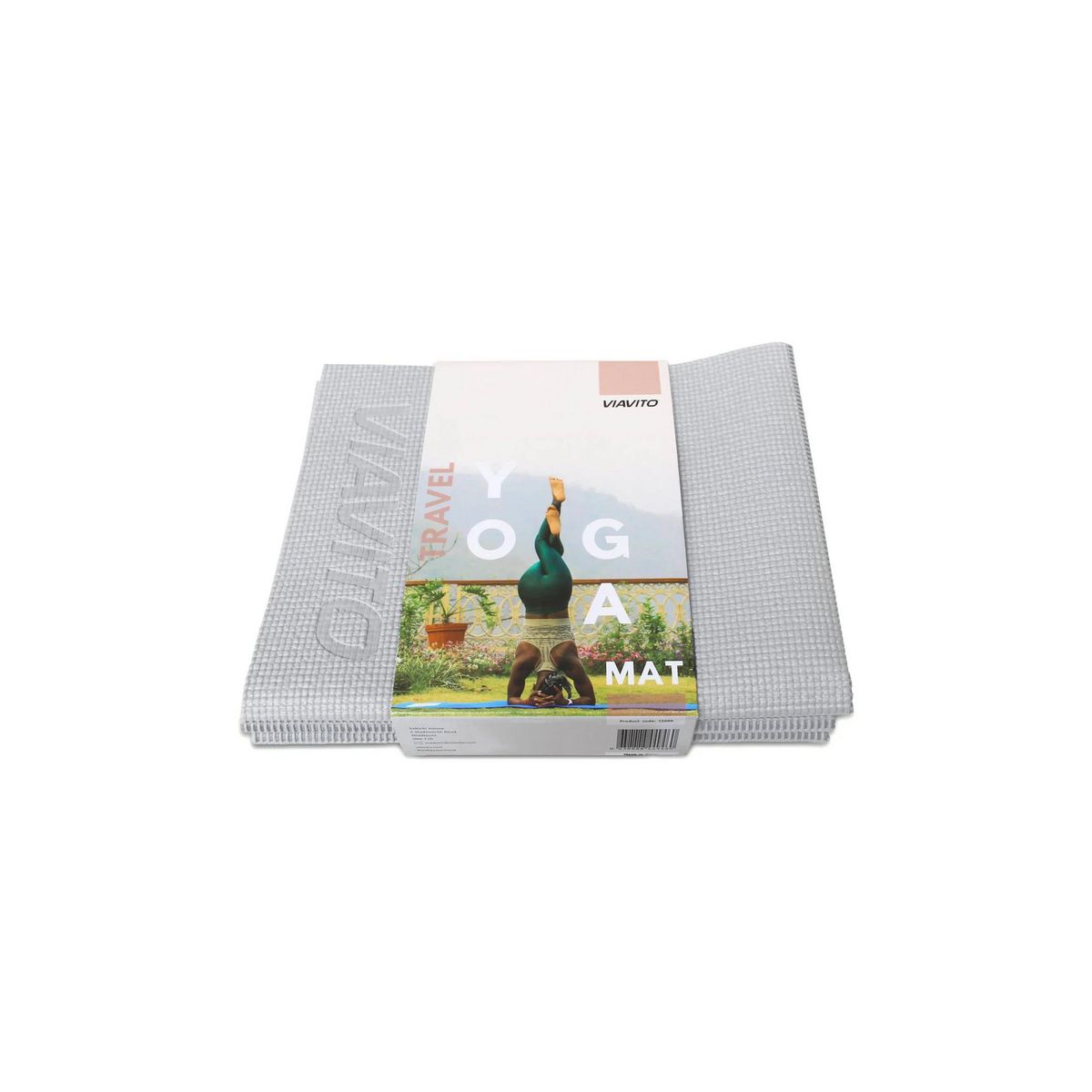 VIAVITO Tapis de yoga et de fitness pliant -  Viavito - 3mm - Gris