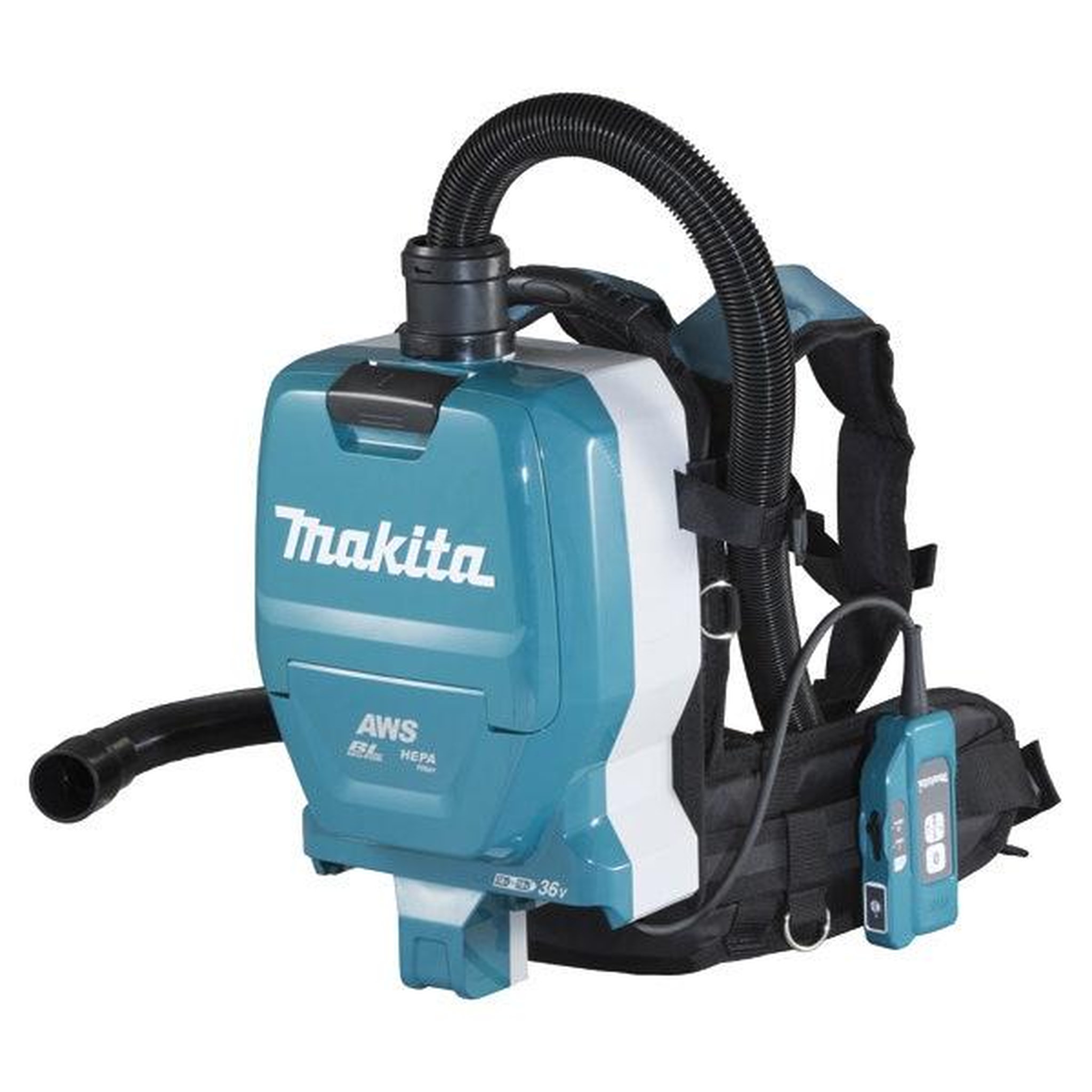 MAKITA Aspirateur 36v = > 2 x 18v li-ion  110 mbar (sans batterie ni chargeur)