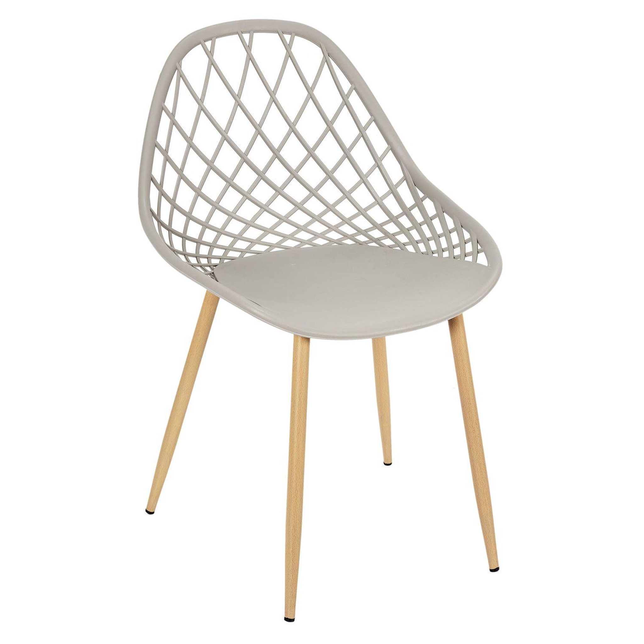Voir la diapositive 5 : TOILINUX Lot de 4 chaises d'extérieur Malaga en polypropylène
