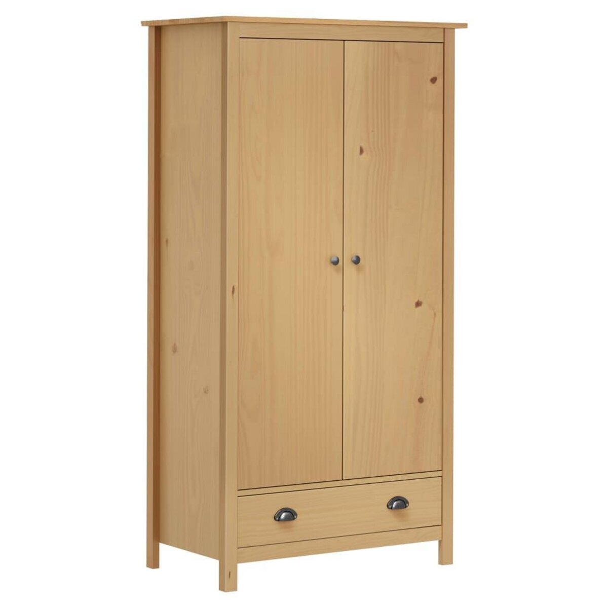 VIDAXL Garde-robe a 2 portes Hill 89x50x170 cm Bois de pin solide