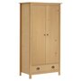 Voir la diapositive 1 : VIDAXL Garde-robe a 2 portes Hill 89x50x170 cm Bois de pin solide