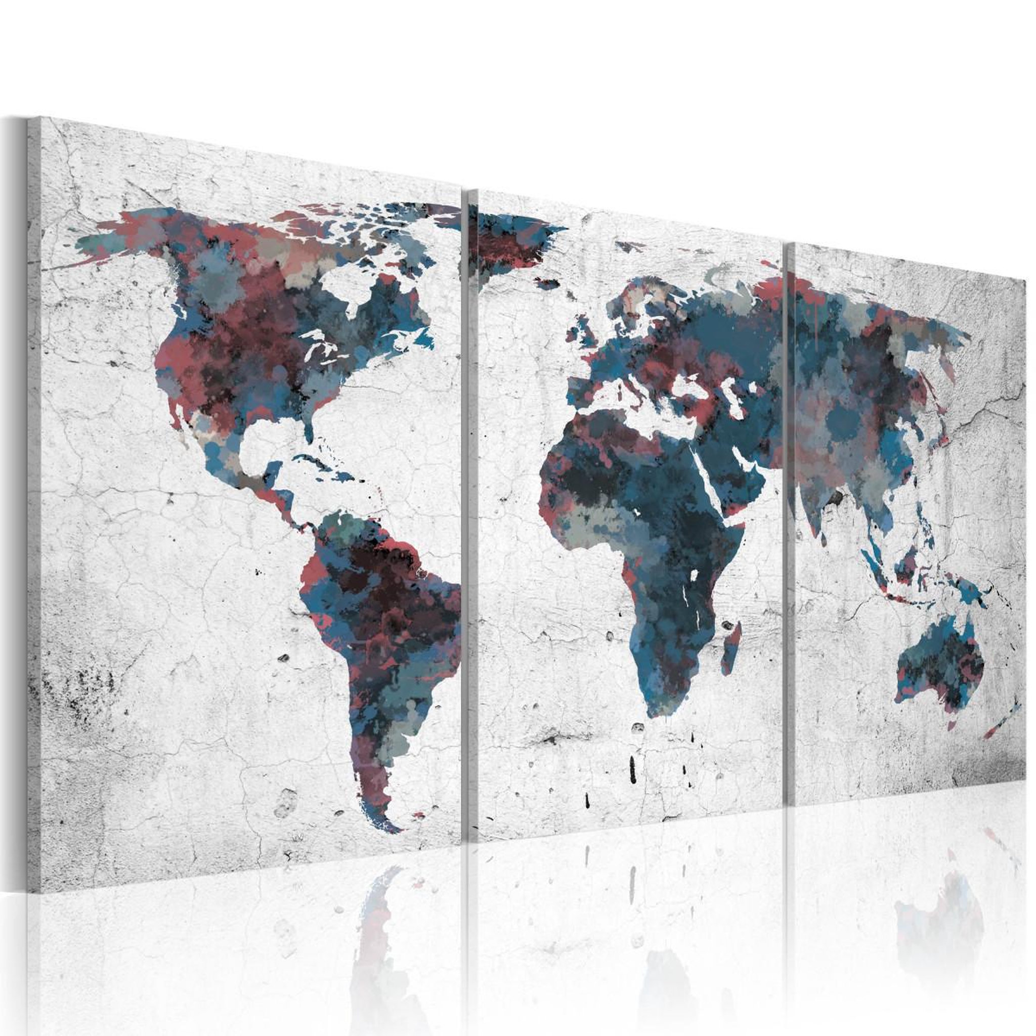 Voir la diapositive 1 : Paris Prix Tableau Imprimé  La Randonnée des Continents