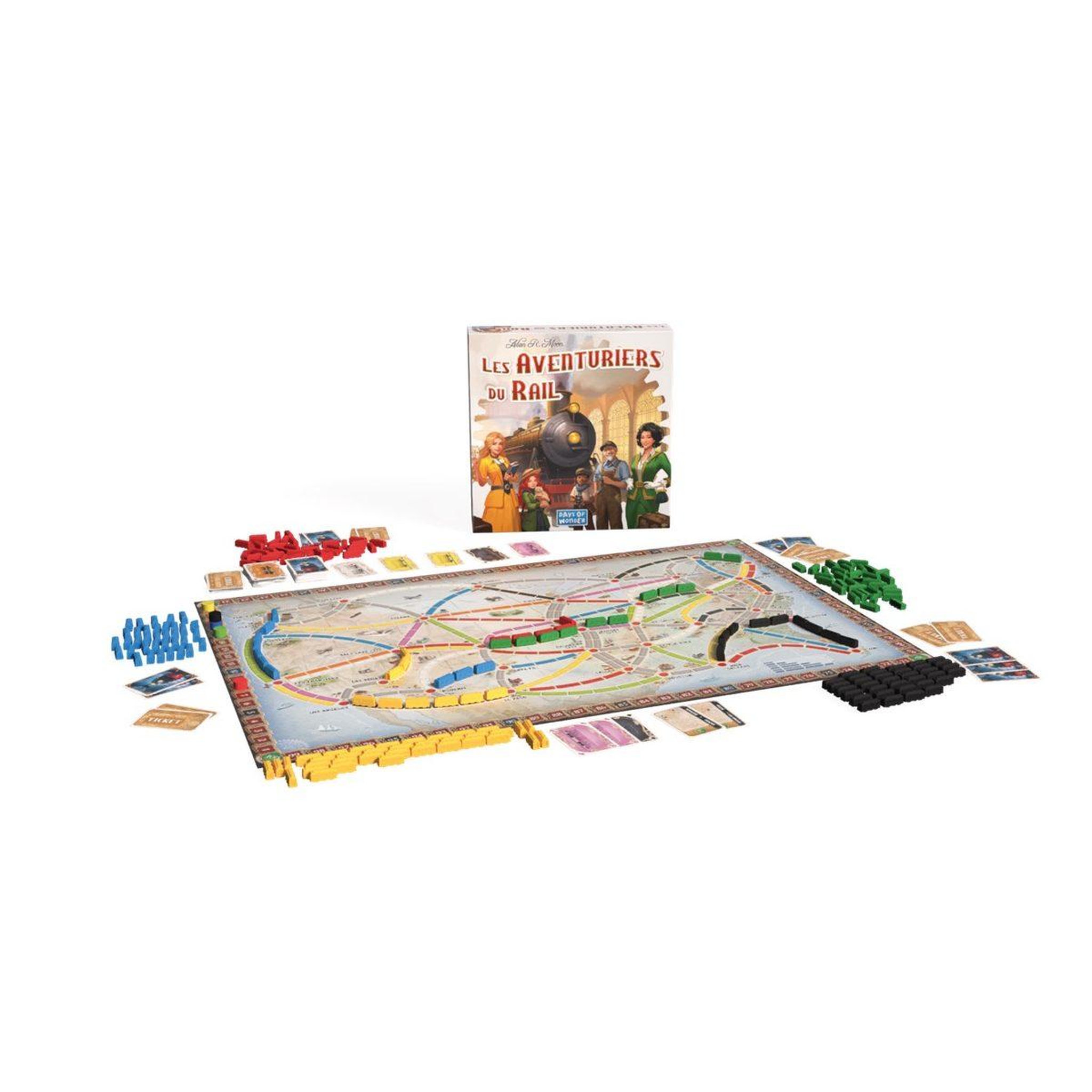 Voir la diapositive 2 : Days Of Wonder Les aventuriers du rail usa edition 2025