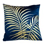 OSTARIA Housse de coussin 40x40 cm Palm marine