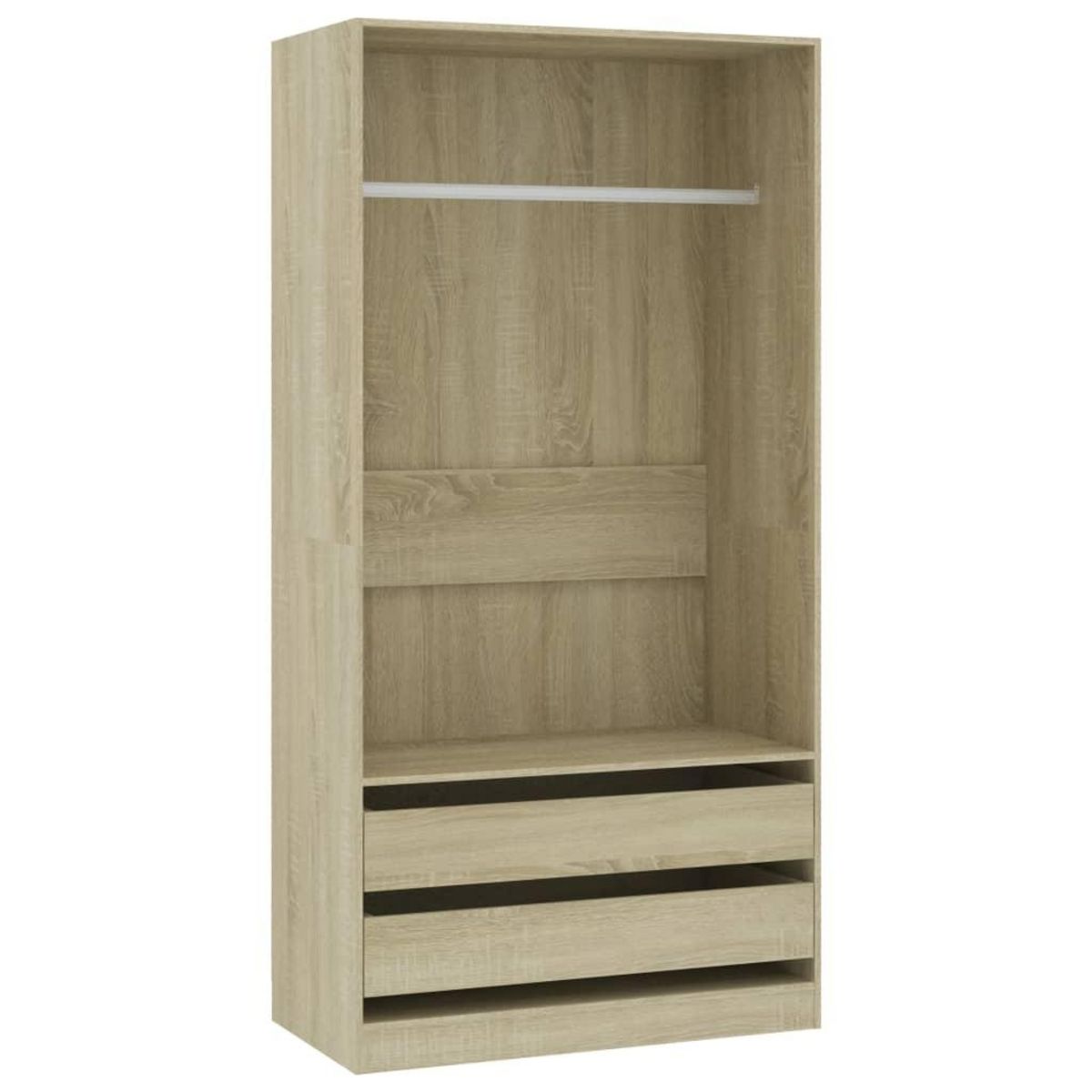 VIDAXL Garde-robe Chene sonoma 100x50x200 cm Bois d'ingenierie