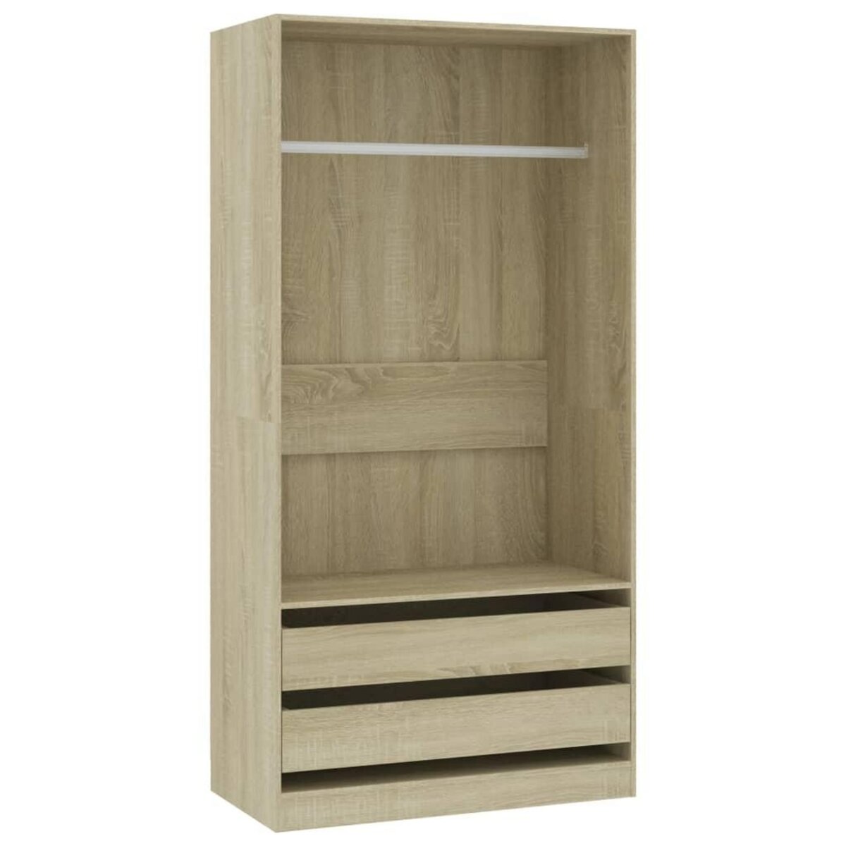 VIDAXL Garde-robe Chene sonoma 100x50x200 cm Bois d'ingenierie
