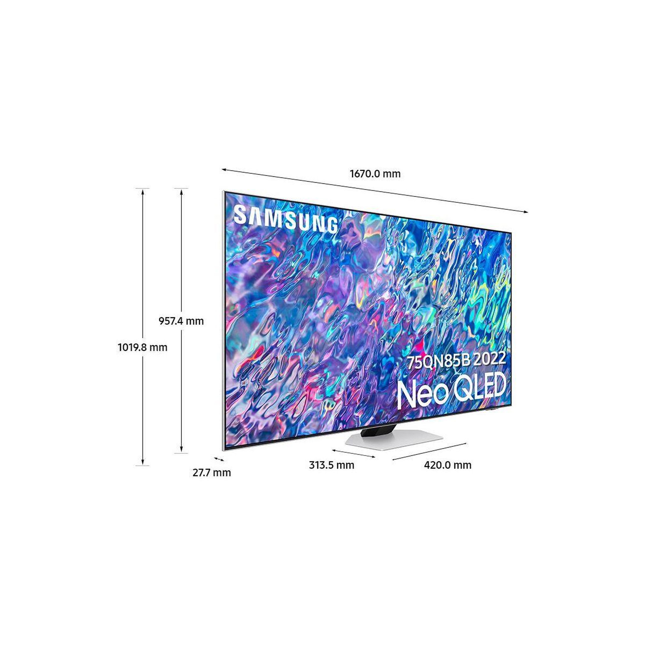 Voir la diapositive 5 : Samsung TV QLED Neo Qled QE75QN85B 2022