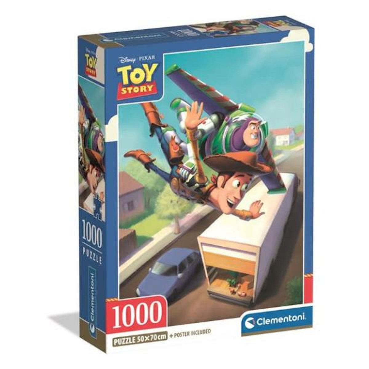 CLEMENTONI Puzzle compact 1000 pièces Clementoni Toy Story