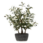 Paris Prix Arbre Artificiel en Pot  Olivier  60cm Vert