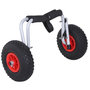 Voir la diapositive 4 : OUTSUNNY Chariot sit on top kayak chariot de transport pliable pour bateaux canoë ou kayak charge max. 70 Kg alu. mousse antidérapante