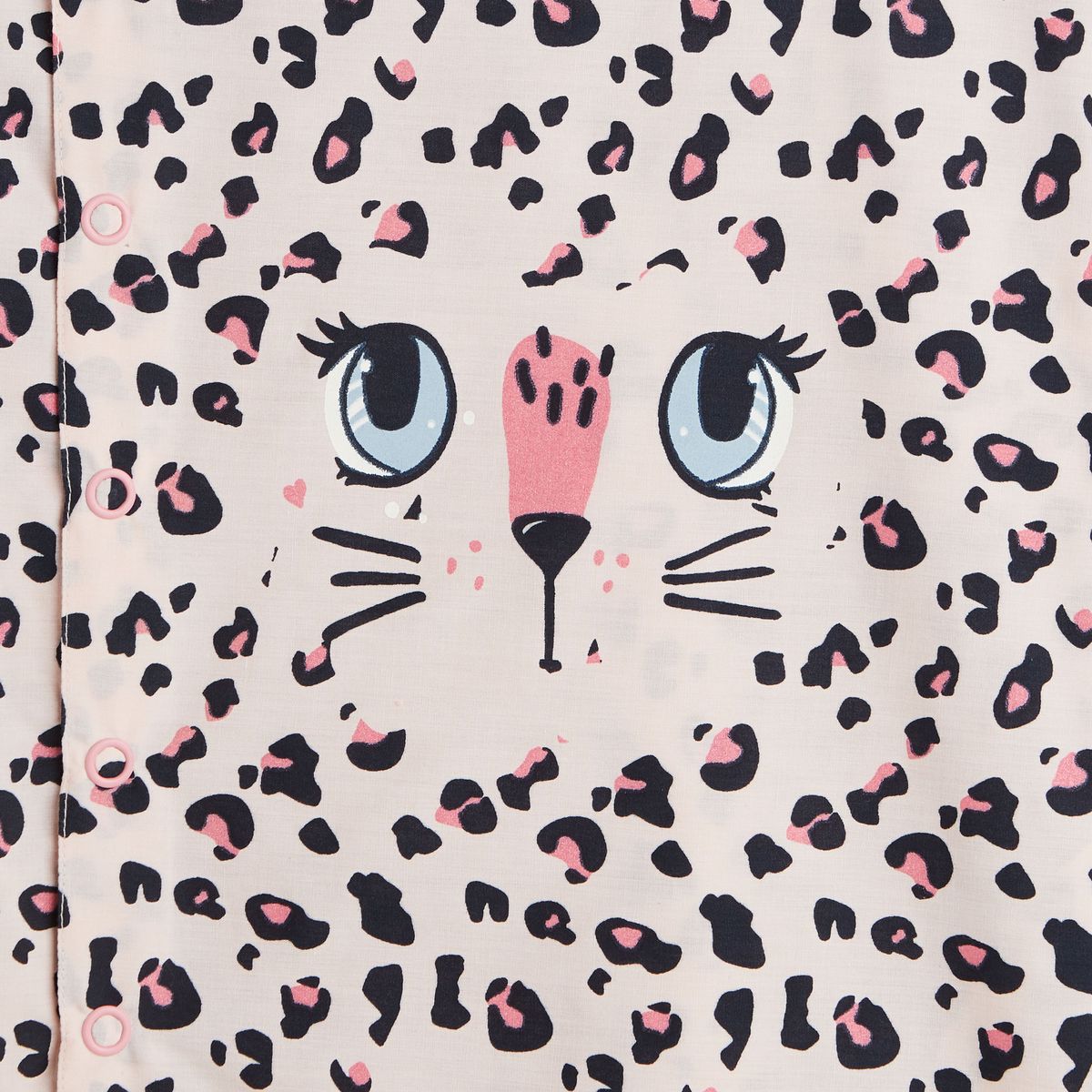INEXTENSO Tablier tissus léopard fille
