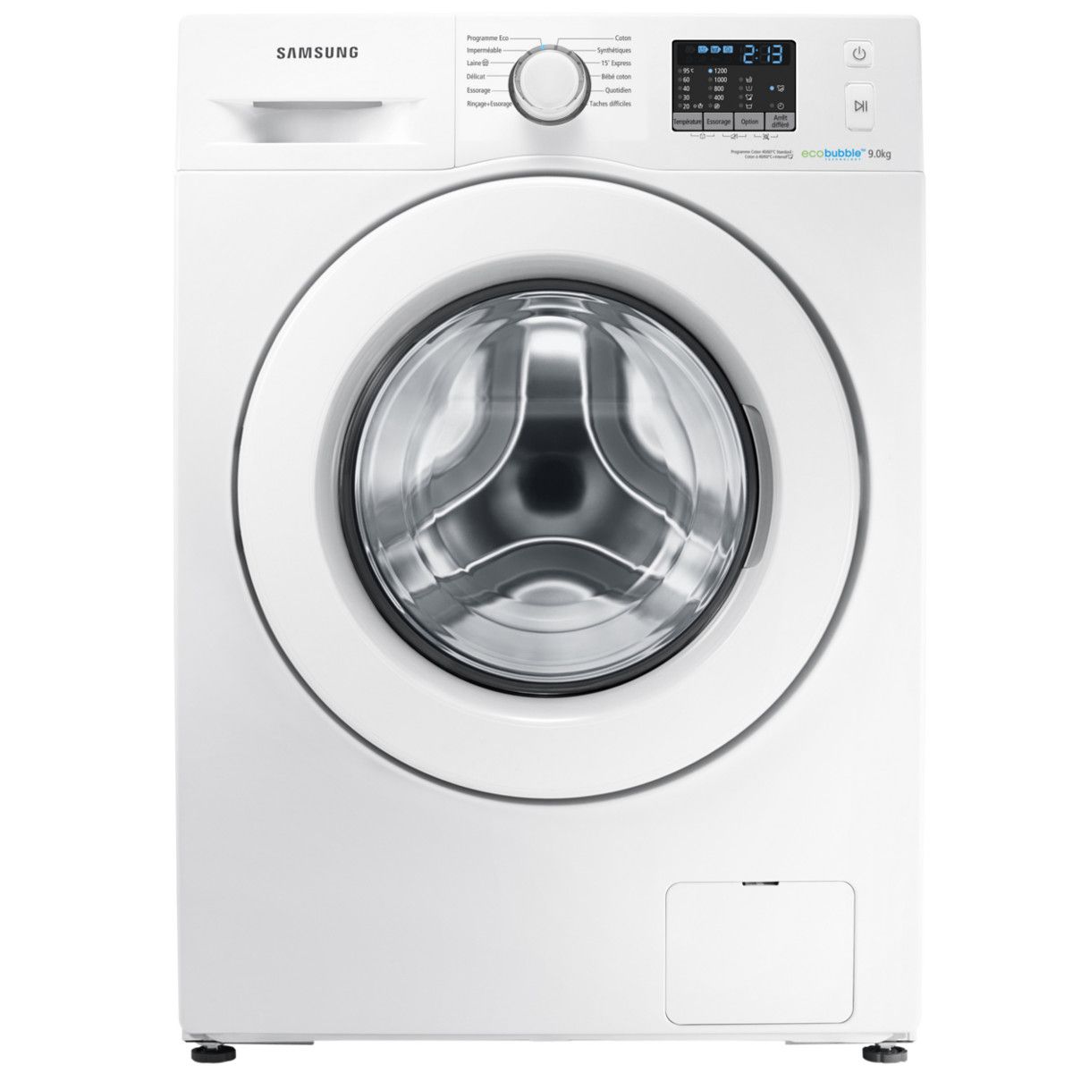 SAMSUNG Lave-linge hublot WF90F5E0W2W, 9 Kg, 1200 T/min