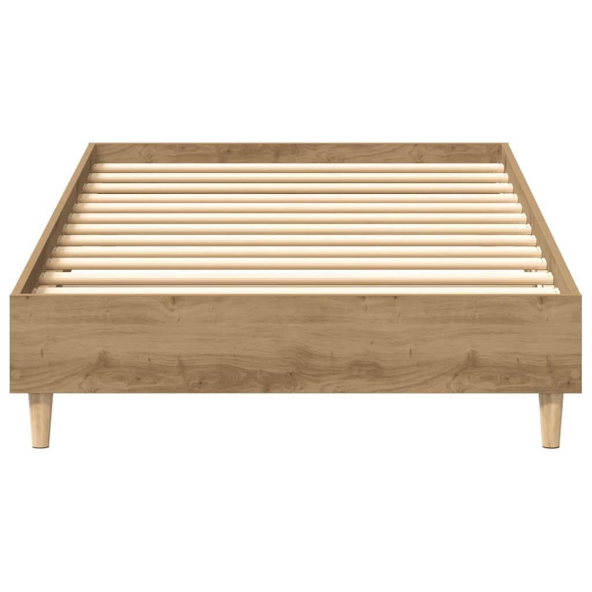 VIDAXL Cadre de lit sans matelas chene artisanal 90x190 cm