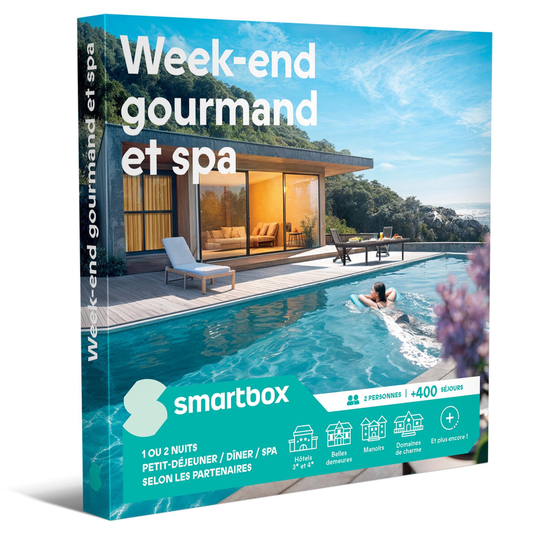 Smartbox Week-end gourmand et spa - coffret cadeau séjour