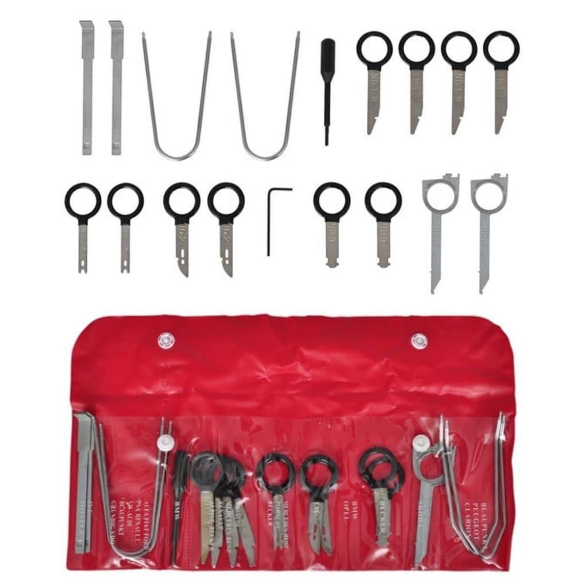 Voir la diapositive 5 : VIDAXL Ensemble d'outils radio 20 pcs