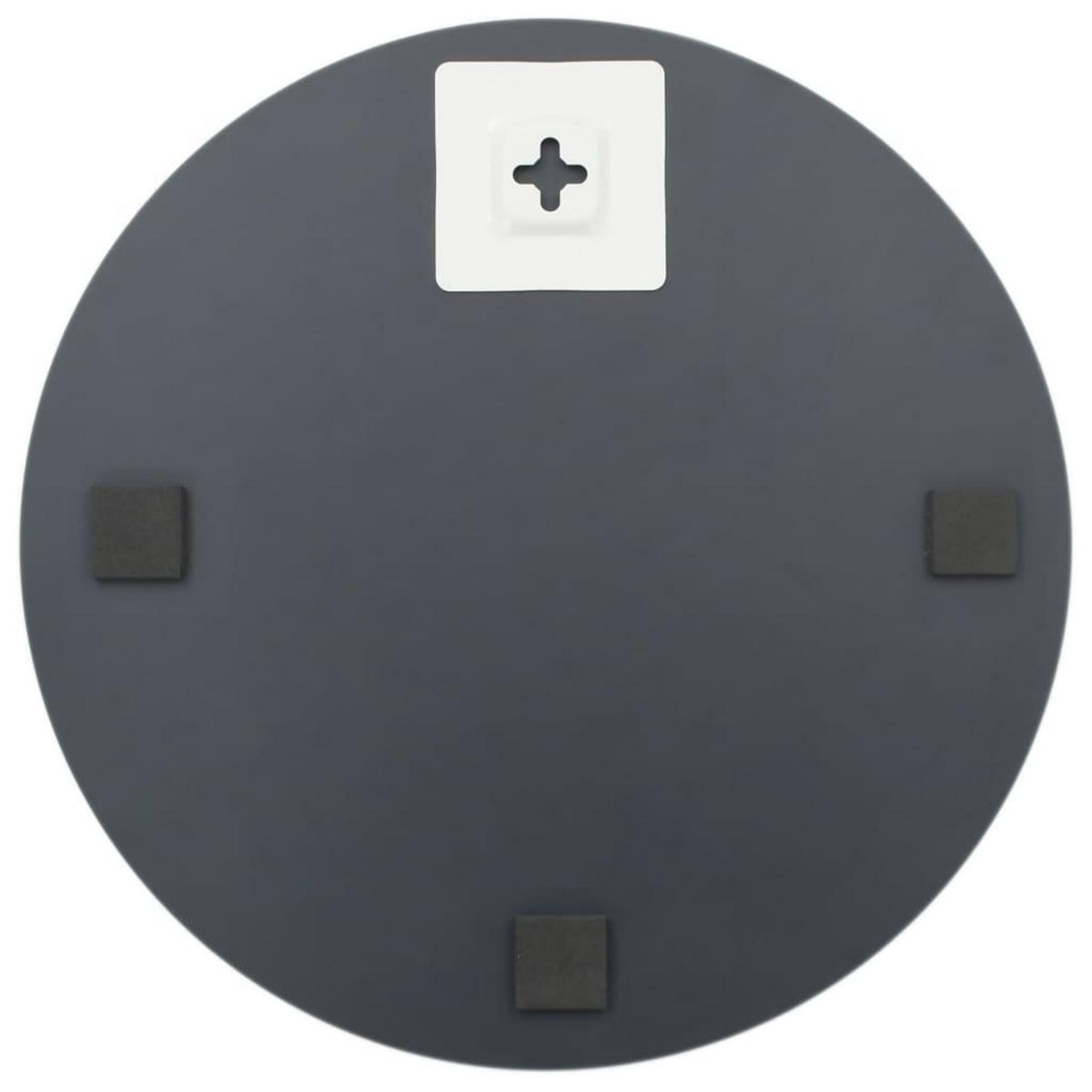 VIDAXL Miroir mural sans cadre avec lampes LED Rond Verre