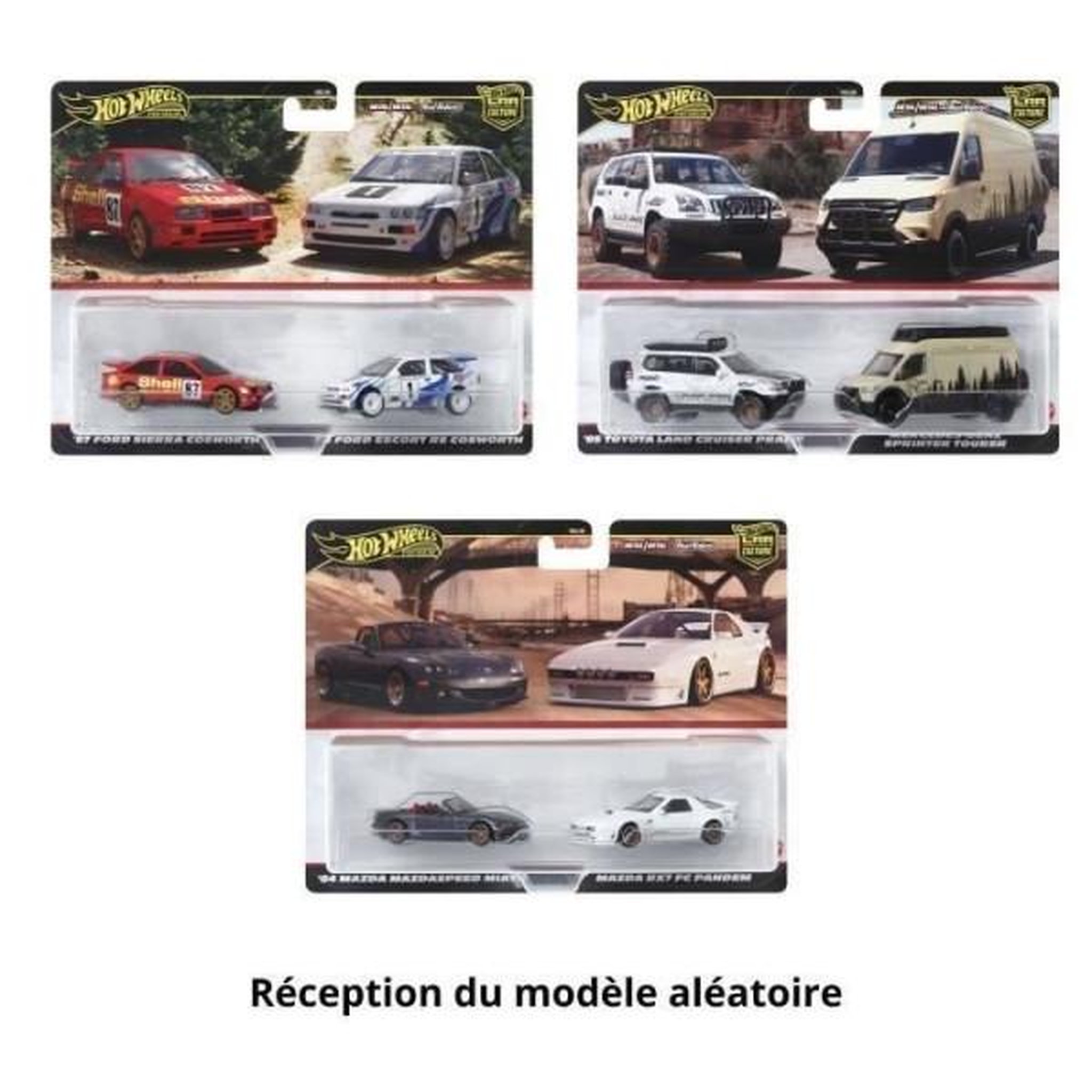 Hot Wheels Hot wheels-car culture-coffret premium 2 véhicules hbl96