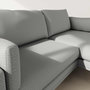 Voir la diapositive 6 : LISA DESIGN Carlos - canapé d'angle droit 4 places ultra moelleux en tissu texturé