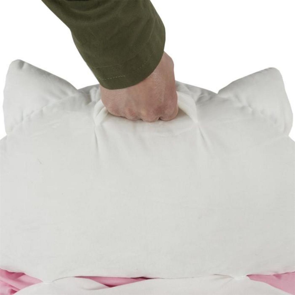 Paris Prix Sac de Couchage Convertible  Licorne  50x130cm Blanc