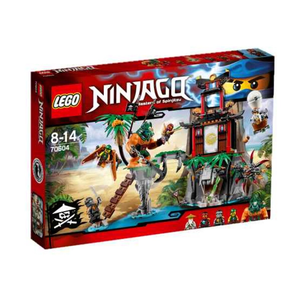 LEGO Ninjago 70604 - L'île de la Veuve du Tigre