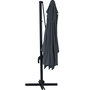Voir la diapositive 2 : GARDENSTAR Parasol déporté 360° gris 