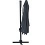 Voir la diapositive 2 : GARDENSTAR Parasol déporté 360° gris 
