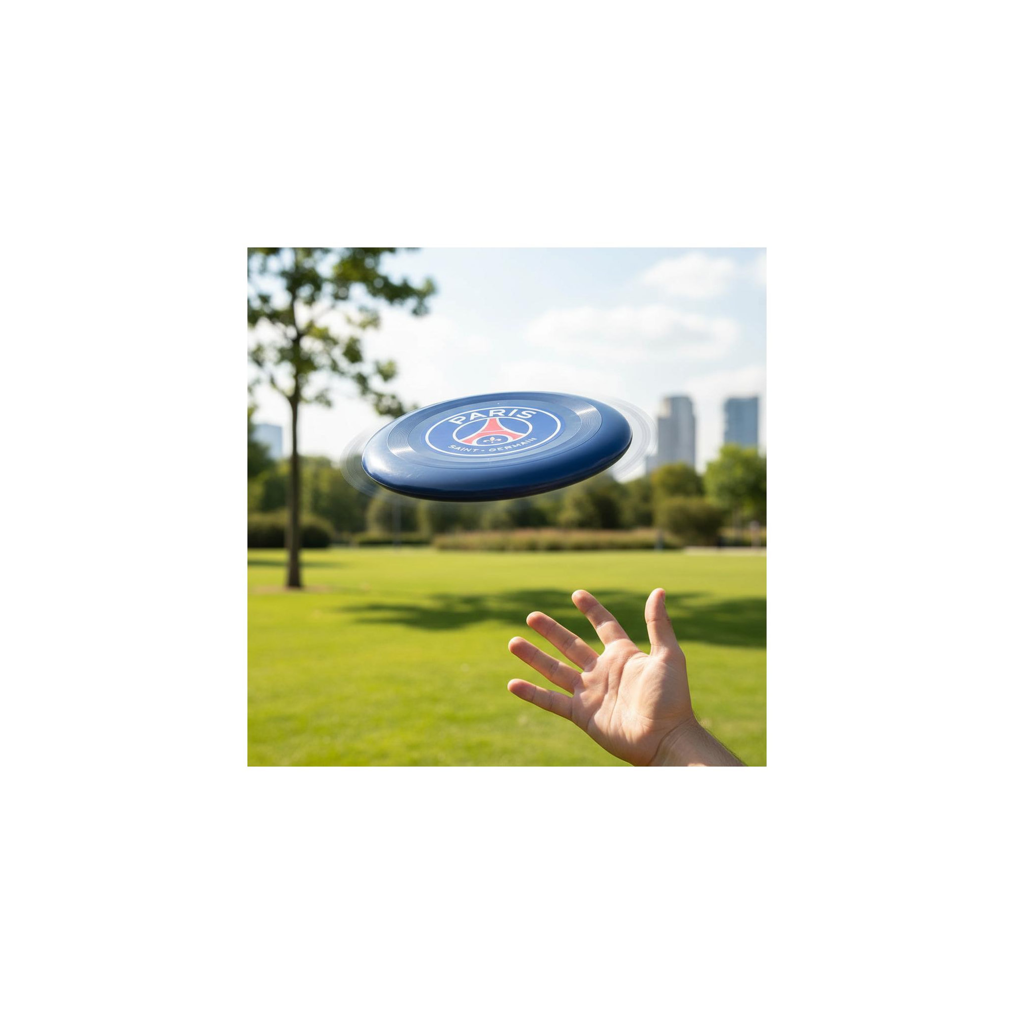 Voir la diapositive 3 : PSG Frisbee - paris saint germain - bleu - diamêtre : 25 cm