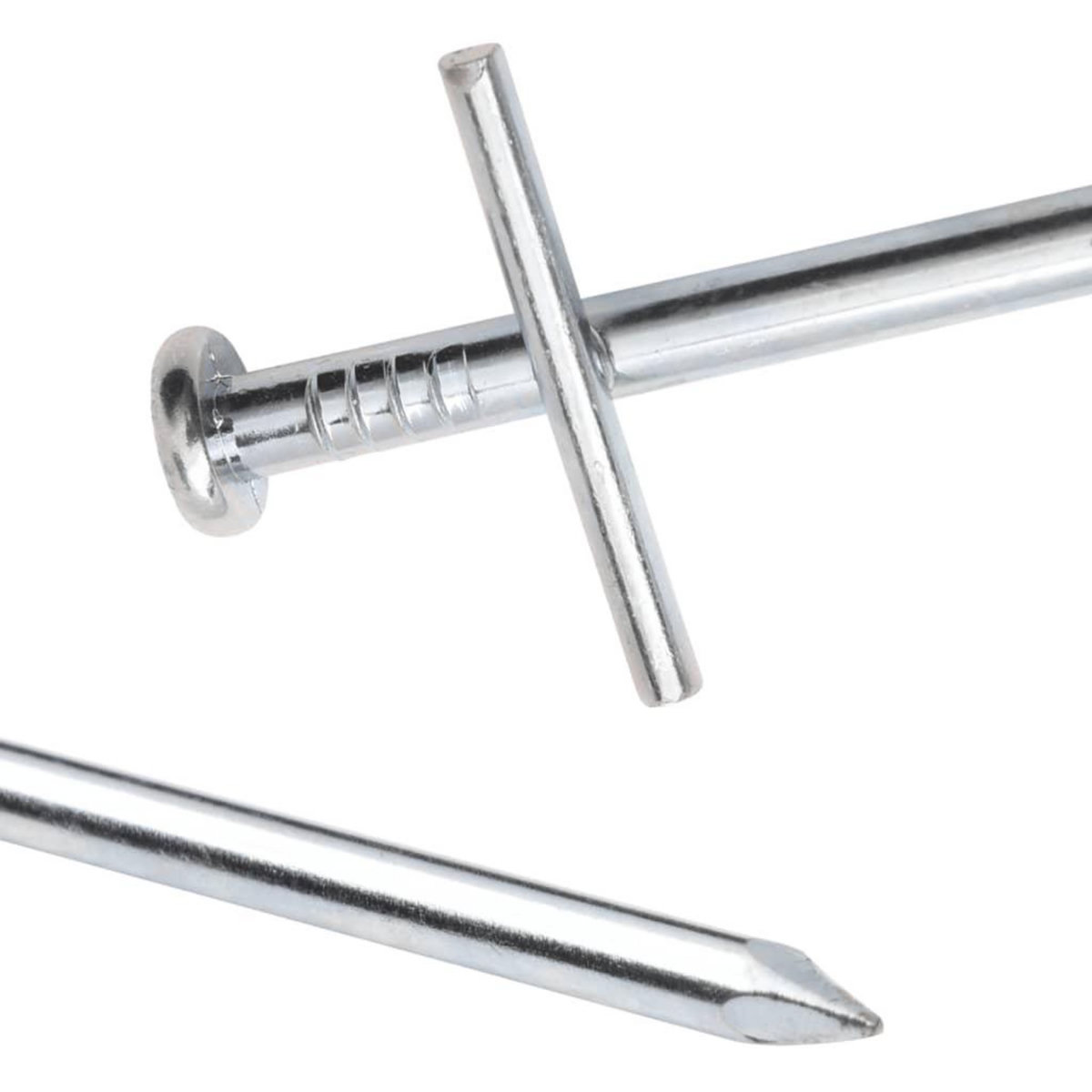 VIDAXL Piquets de tente 24 pcs 29,5 cm Ø6 mm acier galvanise