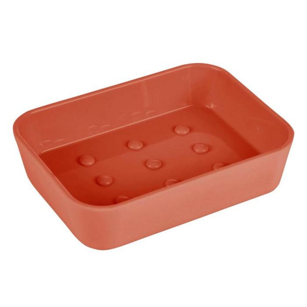 Paris Prix Porte-Savon Soft Touch  Vitamine  11cm Terracotta