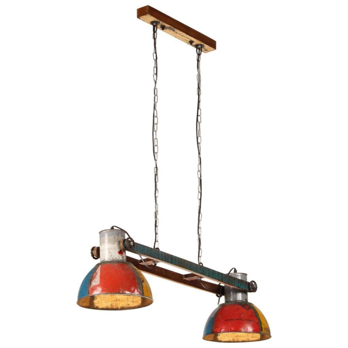VIDAXL Lampe suspendue industrielle 25 W Multicolore 111 cm E27